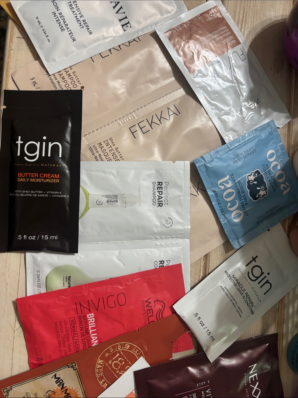 Fekkai & tgin Sample Hair Care Bundle - bundle of 15 (76)